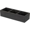 Clayre en Eef 6h1987z Houten Kist Zwart 33x12x7 cm
