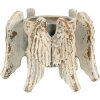 Clayre en Eef 6h2059 Kandelaar Grijs 21x19x15 cm