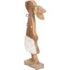 Clayre en Eef 6h2155 Deco Konijn Bruin, Wit 18x6x40 cm