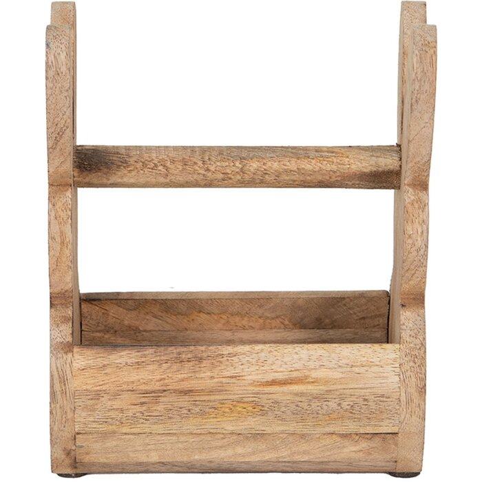 Clayre en Eef 6h2157l Houten doos Konijn Bruin 16x12x25 cm