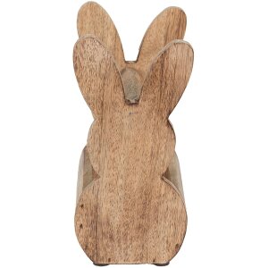 Clayre en Eef 6h2157l Houten doos Konijn Bruin 16x12x25 cm