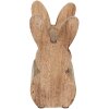 Clayre en Eef 6h2157l Houten doos Konijn Bruin 16x12x25 cm