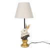 Clayre en Eef 6lmc0056 Tafellamp Konijn Beige ø 22x57 cm