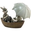 Clayre en Eef 6pr3534 Deco Konijn Groen, Bruin, Beige 14x10x12 cm