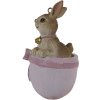 Clayre en Eef 6pr3565 Hanger Sieraden Konijn Roze 5x4x8 cm