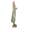 Clayre en Eef 6pr3591 Deco Konijn Groen, Bruin, Beige 11x8x33 cm