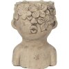 Clayre en Eef 6te0440 Binnen Bloempot Grijs, Bruin 17x16x25 cm