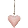 Clayre en Eef 6y4814m Hanger Sieraden Hart Roze 15x5x15 cm