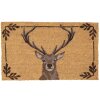 Clayre en Eef colmc Deurmat Binnen Bruin, Wit 75x45x1 cm