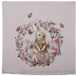 Clayre en Eef hbu21 Kussenovertrek Roze, Beige 40x40 cm