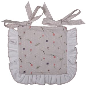 Clayre en Eef hbu25 Kussenhoes Zitkussen Roze, Beige 40x40 cm