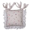 Clayre en Eef hbu25 Kussenhoes Zitkussen Roze, Beige 40x40 cm