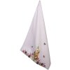 Clayre en Eef hbu42 Theedoek Roze, Beige 50x70 cm