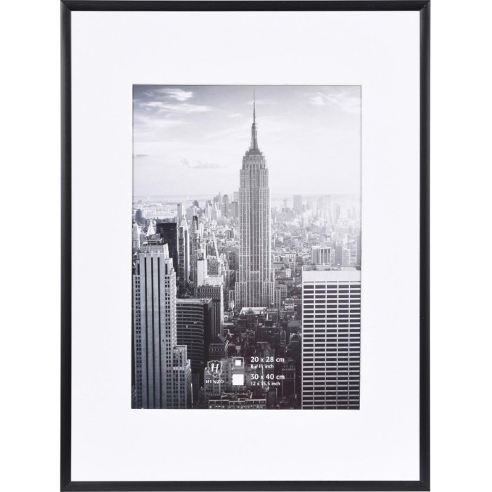 Manhattan Aluminium Lijst 30x40 cm zwart