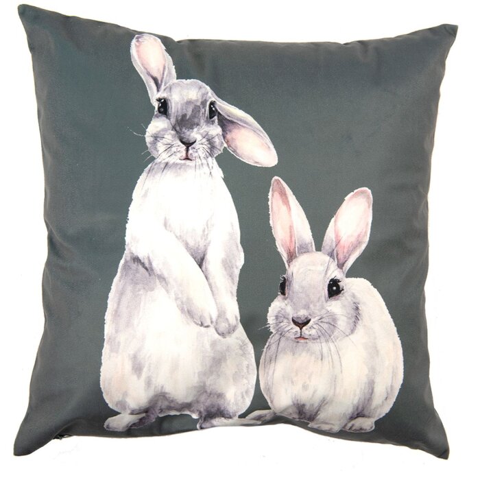 Clayre en Eef kt021.296 Kussenovertrek Groen 45x45 cm