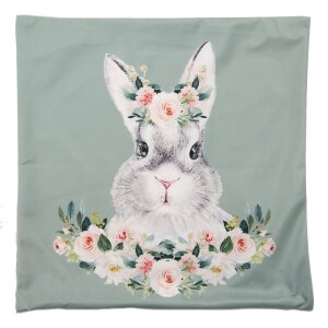 Clayre en Eef kt021.305 Kussenovertrek Groen 45x45 cm