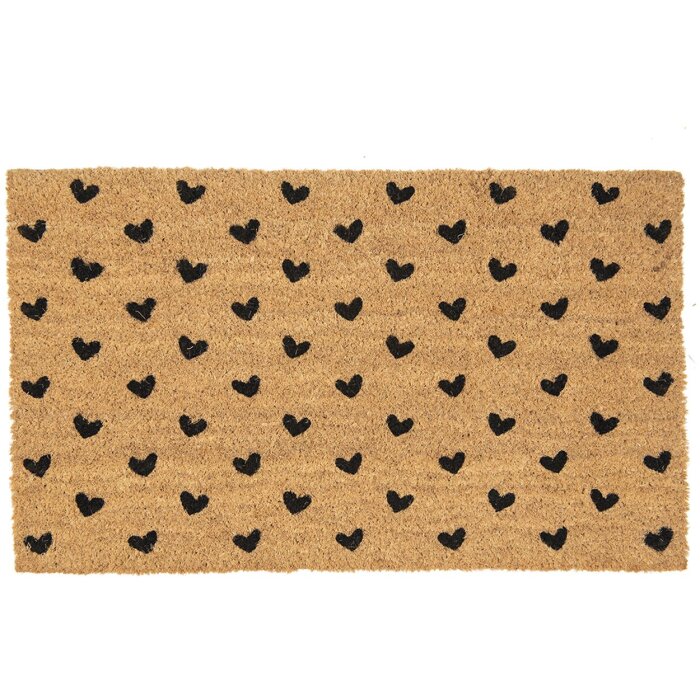Clayre en Eef lbsmc-1 Deurmat Binnen Bruin, Zwart 75x45x1 cm