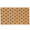 Clayre en Eef lbsmc-1 Deurmat Binnen Bruin, Zwart 75x45x1 cm