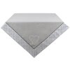 Clayre en Eef lyh15 Tafelkleed Vierkant Grijs 150x150 cm