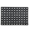 Clayre en Eef mc227 Deurmat Binnen Zwart 60x40x1 cm