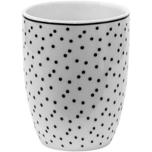 Clayre en Eef sdmu Mok Wit, Zwart 350 ml