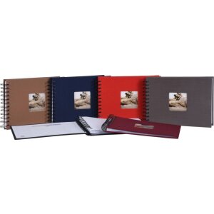 Spiraal album Mika 26x26 cm wit bladzijden