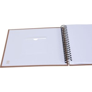 Spiraal album Mika 26x26 cm wit bladzijden