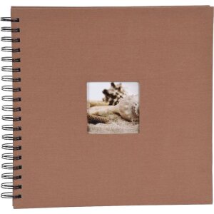 Spiraal album Mika 26x26 cm wit bladzijden