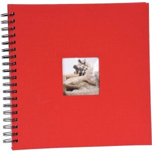 Spiraal album Mika 26x26 cm wit bladzijden