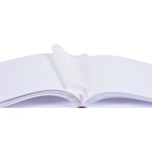 Henzo Fotoalbum basicline rood 25x24,5 cm 60 witte paginas