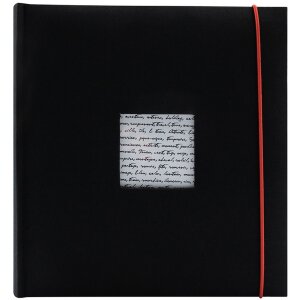 Fotoalbum Linea 30x30 cm zwart