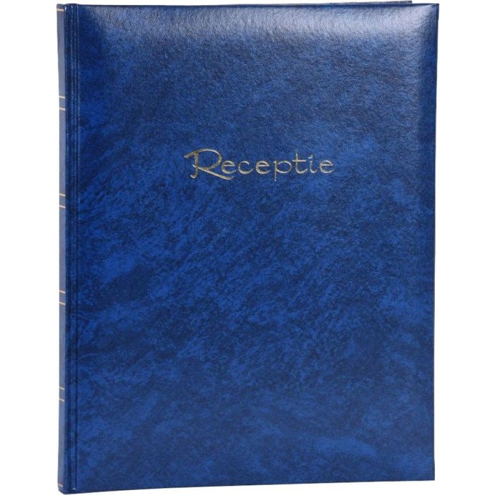 Ontvangstboekje Basicline blauw