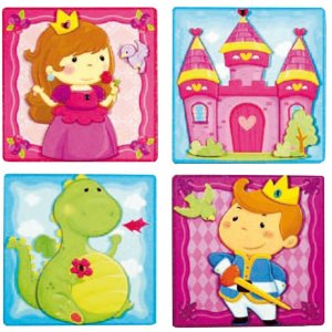 Kinder Muursticker Koninkrijk Set van 4