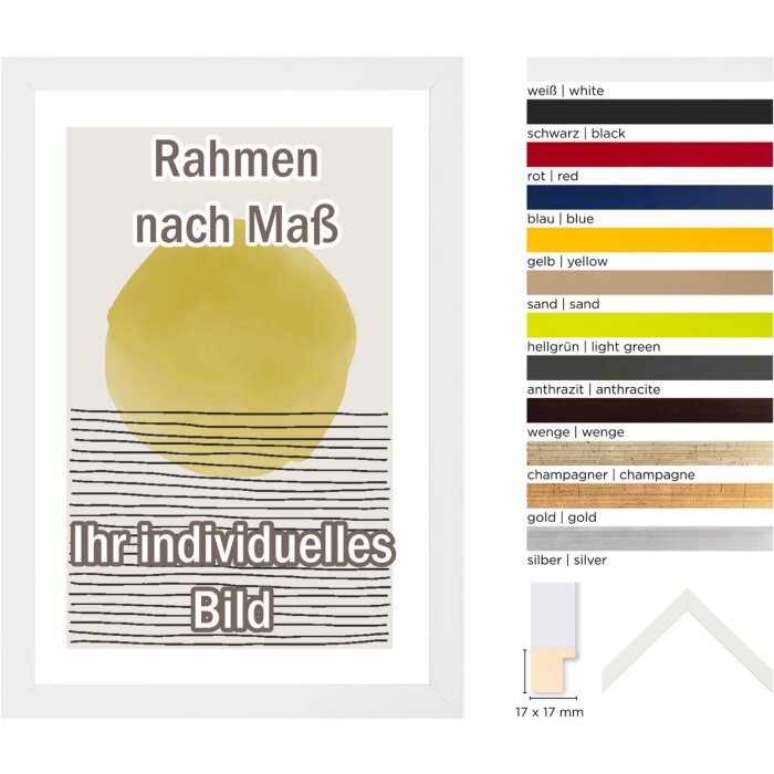 Walther Houten Lijst Barcelona Blokprofiel 2 Glas Typen