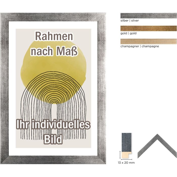 Walther Houten Lijst Oviedo Speciale Maten tot 70x100 cm