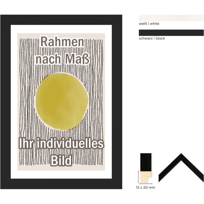 Walther Houten Lijst Tarassa 2 glassoorten en speciale maten