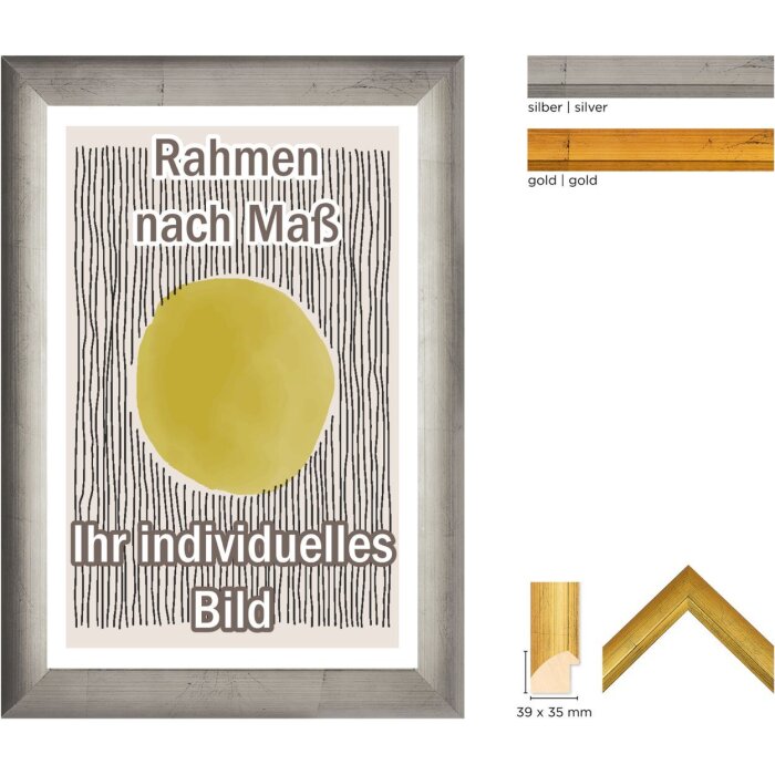 Walther Houten Lijst Almeria 2 glassoorten en speciale maten