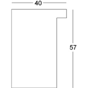Walther Houten Lijst Getafe 2 soorten glas en speciale formaten