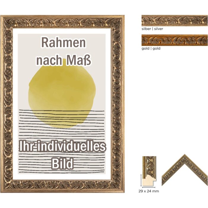 Walther Houten Lijst Pamplona 2 glassoorten en speciale formaten