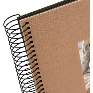 Goldbuch Spiraal Album Bella Vista hazelnoot 20x20 cm 40 zwarte paginas