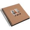 Goldbuch Spiraal Album Bella Vista hazelnoot 20x20 cm 40 zwarte paginas