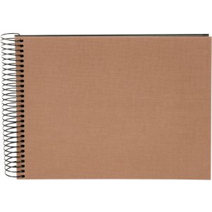 Goldbuch Spiraal Album Bella Vista hazelnoot 24x17 cm 40 zwarte paginas