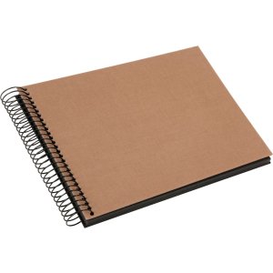 Goldbuch Spiraal Album Bella Vista hazelnoot 24x17 cm 40 zwarte paginas