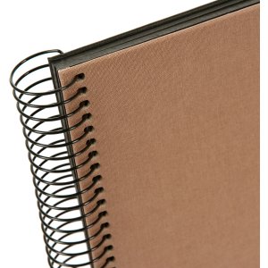 Goldbuch Spiraal Album Bella Vista hazelnoot 24x17 cm 40 zwarte paginas