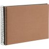 Goldbuch Spiraal Album Bella Vista hazelnoot 24x17 cm 40 zwarte paginas