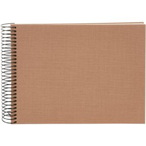 Goldbuch spiraalalbum Bella Vista hazelnoot 24x17 cm 40 witte paginas