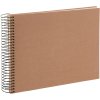 Goldbuch spiraalalbum Bella Vista hazelnoot 24x17 cm 40 witte paginas