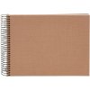 Goldbuch spiraalalbum Bella Vista hazelnoot 24x17 cm 40 witte paginas