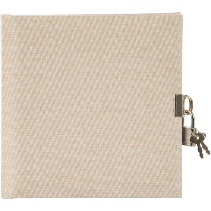 Goldbuch Dagboek Zomertijd beige 16,5x16,5 cm 96 witte paginas