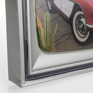 ZEP Wanddecoratie TELE 48x34x4 cm TV Route 66